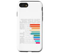 Jesus Way Light King Rock Vine Life Truth Alpha Healer Omega Custodia per iPhone SE (2020) / 7 / 8