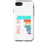 Jesus Way Light King Rock Vine Life Truth Alpha Healer Omega Custodia per iPhone SE (2020) / 7 / 8