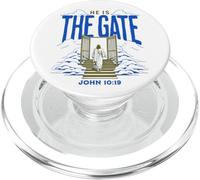 Jesus Way the Gate Catholic Bible Verse Citazione John 10 19 PopSockets PopGrip per MagSafe