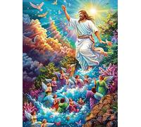 Jesus with Arms Outstretched Puzzle 300 Pezzi Per Amici E Famiglia in Serata Mitos Animal Planta Rompicapo Sfida Creativa Giochi Da Tavolo Relax E Intelligenza Regalo Natale 300 PCS