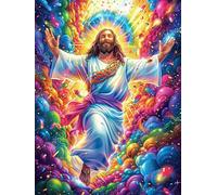 Jesus with Arms Outstretched Puzzle 300 Pezzi Sfida Impossibile Esperti Mitos Fantástico Cuento De Hadas Rompicapo Estremamente Difficile Per Veri Appassionati Stimolo Intellettuale Regalo 300 PCS
