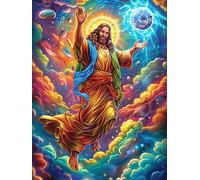 Jesus with Arms Outstretched Puzzle 500 Pezzi Sfida Rompicapo Difficile Rompicapo Per Esperti Stimolo Intellettuale Esercizio Mentale Regalo Per 500 PCS