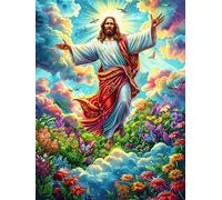 Jesus with Outstretched Arms Puzzle 500 Pezzi Gioco Educativo Intelligente Fairy Tale Cute Animal Per Ragazzi Creatività E Logica Idea Regalo Natale Per Famiglia 500 PCS