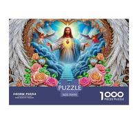 Jesus with Radiant Digital Aura Pezzi Struttura Solida Perfetto Per Rafforzare Capacità Di Problem Solving E Godersi Il Tempo Libero 70x50cm/1000pcs