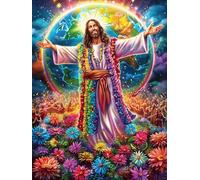Jesus with Rainbow Wings Puzzle 1000 Pezzi Duomo Di Milano Per Adulti Mitos Fantástico Cuento De Hadas Cartone Di Alta Qualità Stampa Ad Alta Definizione Per Decorazione Ufficio Da Passatempo Best Sel