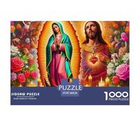Jesus with Sacred Heart Surrounded by Angels And Saints Pezzi Struttura Solida Perfetto Per Rafforzare Capacità Di Problem Solving E Godersi Il Tempo Libero 38x26cm/1000pcs