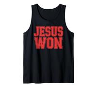 Jesus Won Varsity Block Fede Cristiana Vittoria Messaggio Canotta