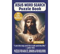 JESUS WORD SEARCH PUZZLE BOOK: 50+ Easy-to-Read Puzzles Celebrating the Life, Teachings, and Love of Jesus | 6x9 Inches, 110 Pages | Devotional Word ... for Bible Study, Quiet Time, and Holidays.