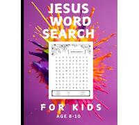 JESUS WORD SEARCH -Walking with Jesus: A Word Search Journey of Faith-Heavenly Word Hunt: Exploring the Life of Jesus": Faithful Fun: Discovering Jesus Through Word Searches