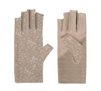 Jesustree Guanti Donna Senza Dita di Protezione Solare, 2 Paia Guanti da Guida Breve UV Protezione Antiscivolo Mittens per Ragazza Signora All'aperto Ciclismo Pesca Golf