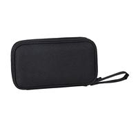 Jesustree Porta Cavi da Viaggio a 2 Strati, Organizzatore per Accessori Elettronic Borsa Organizer Portatile per Cavi, Caricabatterie, Adattatore, Power Bank, Disco Rigido, Nero