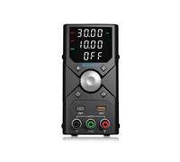 JESVERTY Alimentatore CC Regolabile 30 V 10 A - Regolazione Encoder, Regolatore di Tensione da Banco da Laboratorio, Alimentatore da Laboratorio Spina