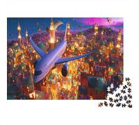 Jet Airliner Puzzle 1000 Pezzi Per Adulti Bustling City Puzzle Rilassamento Per Lei O Lui Idea Regalo Qualità Premium Multicolore Collezione Challenge Art Collection 1000pcs (75x50cm)