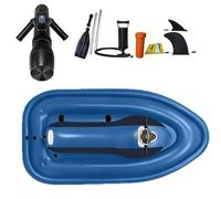 Jet Boat Gonfiabile for 2 Persone con Motore Brushless da 500 W/700 W, Scooter Acquatico Pieghevole da 330 libbre for Adulti Lago e Piscina(Motorboat+700wpro 16a Thruster)