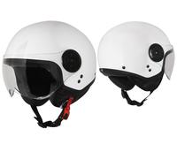 Jet Casco Origine Neon Easy Bianco Casco per Scooter