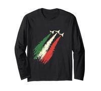 Jet da Caccia dello Squadrone dell'Aeronautica Militare Italiana Maglia a Manica