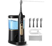 Jet Dentale Idropulsore 2EN1 Spazzolino Elettrico 3 Modalità Impermeabile...
