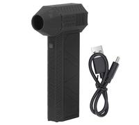 Jet Dry Blower 120.000 giri/min Mini asciugatrice portatile a batteria per auto 3 velocità regolabili Tipo C Super ventola ricaricabile per tastiera (Nera)