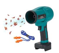 Jet Dry Mini ventilatore per batteria Makita da 18 V, soffiatore a mano senza spazzole 240 km/h, ventilatore ad alta velocità per garage, cortile, auto, ufficio, pulizia tastiera, pulizia
