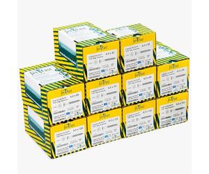 Jet-Fast Set di viti universali, 1.700 pezzi, per fai da te e professionali, viti per truciolato e legno con testa svasata, filettatura multipla, azionamento TX versatile e punta autoperforante