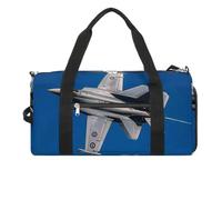 Jet Fighter - Borsa da palestra per uomo e donna, impermeabile, grande borsone per allenamento da viaggio