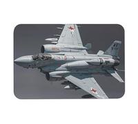 Jet Fighter, tappetino da bagno Diatom, assorbe umidità e sporco, con retro in gomma antiscivolo, adatto sotto la porta, per pavimento del bagno, vasca, doccia, lavandino