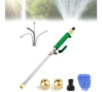 Jet-Flux Pressure Washer-2025 Upgraded Jet Flux Pressure Washer, with 2 Different Nozzles and Hose Connectors for Garden Hose and Car Washing (Green)