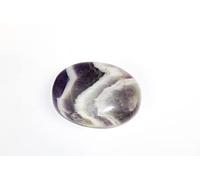 Jet International Amethyst Worry Stone Irish Carved India Handcrafted A ++ Crystal Free Plet Booklet Palm Thumb Relief Stress