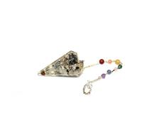 Jet International Arcobaleno Moonstone Orgone Pendolo 2 pollici Crystal Therapy Healing Power Peace Prosperity Divine Gemstone