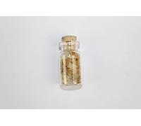 Jet International Belle patatine citrine Mini bottiglia di vetro Pietra preziosa Reiki Chakra Equilibratura Guarigione Crystal Therapy Olistica spirituale