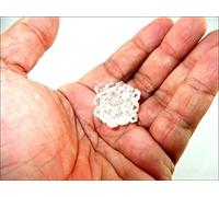 Jet International Cubo di cristallo quarzo piramide 54 gemma di Lemuria