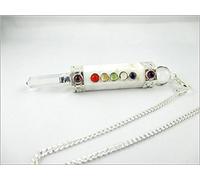 Jet International Pendolo Scolecite Mini Chakra Stick 3-3,5 pollici ca. Pocket Wand Crystal Therapy Healing Spiritual Divine India A +