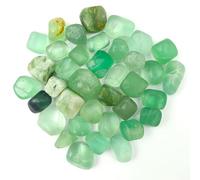 Jet International Pietra burattata con fluoruro verde 100 grammi Attraente autentico grado A da circa 75 "a 1 pollice