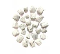 Jet International Pietra burrattata di Howlite 100 grammi A ++ ca. Libretto di terapia metafisica di cristallo metafisico di guarigione di alto grado da 0,75 "a 1" "L'immagine è SOLO un riferimento