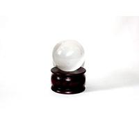 Jet International Pietra di selenite 45-50 mm Sfera di pietra preziosa Pietra preziosa A + Altare di cristallo intagliato a mano Guarigione Fuoco devozionale Chakra spirituale L'immagine detergente
