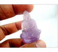Jet International Pietra preziosa ametista Buddha 20 grammi circa Meditazione Zen Divino Sacro Pio Metafisico Monaci esoterici Tibet Nepal Reiki Buddismo Crystal Therapy L'immagine è SOLO un riferim