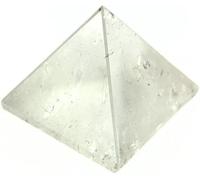 Jet International Piramide di quarzo cristallo naturale ca. 1.5"Earth Elements Simbolo Reiki Pentacolo Pietra preziosa Guarigione Vastu Chakra Piramide equilibrante Buona fortuna L'immagine è SOL