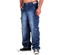 Jet Lag, jeans cargo, colore light navy, stile 007 Light Navy XL/38