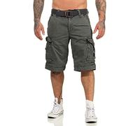 Jet Lag Pantaloncini cargo da uomo Take Off 7 bermuda con cintura