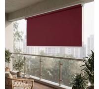 Jet-Line Tenda da sole verticale, per balcone, protezione da sguardi indiscreti, per balcone, terrazzo, giardino, in poliestere, colore: bordeaux, lunghezza: 230 cm, larghezza: 140 cm