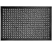 Jet-Line Zerbino Mona, 60 x 90 cm, in gomma, resistente alle intemperie, colore nero