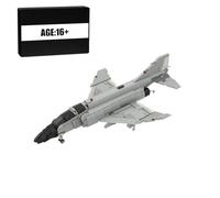 Jet Militare F-4, Kit di Blocchi di Serratura dell'aereo in Scala 1/35, Set di Tecnologia dell'aereo da Caccia Air Force Model Kit, Gift da Combattimento per Bambini e Adulti MOC-178143 (1797