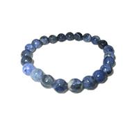 Jet New Sodalite Bracciale con perline sfaccettate Bracciale energetico curativo con pietre preziose naturali per gioielli di moda e comunicazione