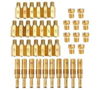 Jet principale e set di getti lento da 40 pcs e set di getti lenti compatibili con CVK PE OKO KOSO per 125 cc 150cc 200cc da 250cc GY6 di carburatore per motori Sostituzione