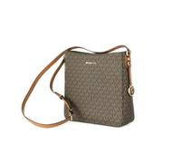 Jet Set Travel Large Messenger Crossbody Shoulder Bag Brown Signature