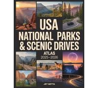 Jet Setta USA National Parks & Scenic Drives Atlas 2025-2026 (Tascabile)