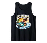 Jet Ski Hair Don't Care da Donna Jetski PWC Watercraft Canotta