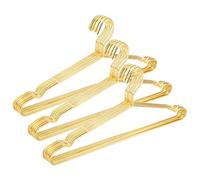 Jetdio 45 cm forte metallo grucce appendiabiti grucce appendiabiti, appendiabiti, gruccia per abiti, standard, set di 30, metallo, Gold, 45 cm