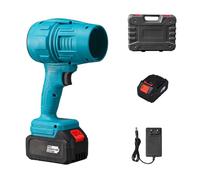 Jetdryshop Car Dryer, Avoxz Leaf Blower, Handheld Electric Portable Air Blower, Suitable for Barbecue Combustion, Yard Cleaning, Chassis Cleaning, Etc (Blue-1)