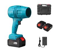 Jetdryshop Car Dryer, Avoxz Leaf Blower, Handheld Electric Portable Air Blower, Suitable for Barbecue Combustion, Yard Cleaning, Chassis Cleaning, Etc (Blue-2)